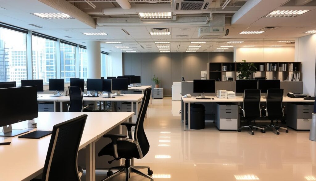 Clean office ready for business in Sydney CBD