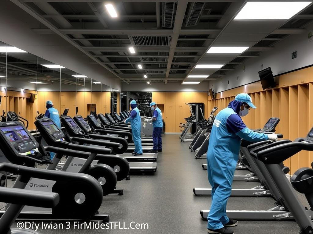 Gym cleaning in Sydney CBD