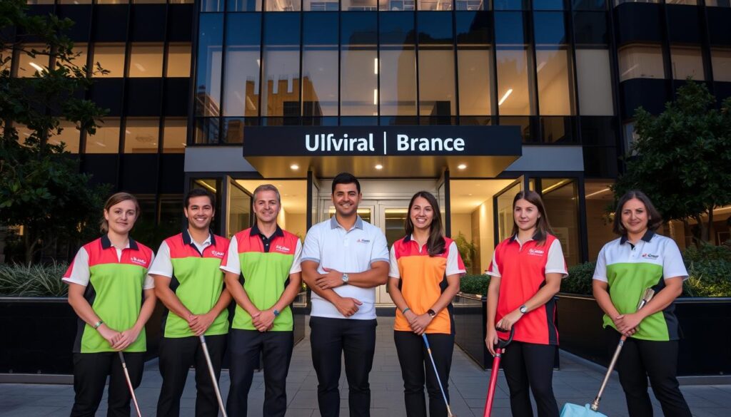 Professional cleaning team in Sydney CBD