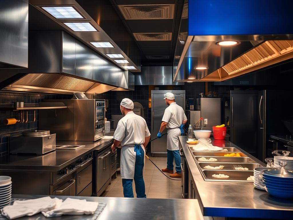 Restaurant kitchen cleaning in Sydney CBD