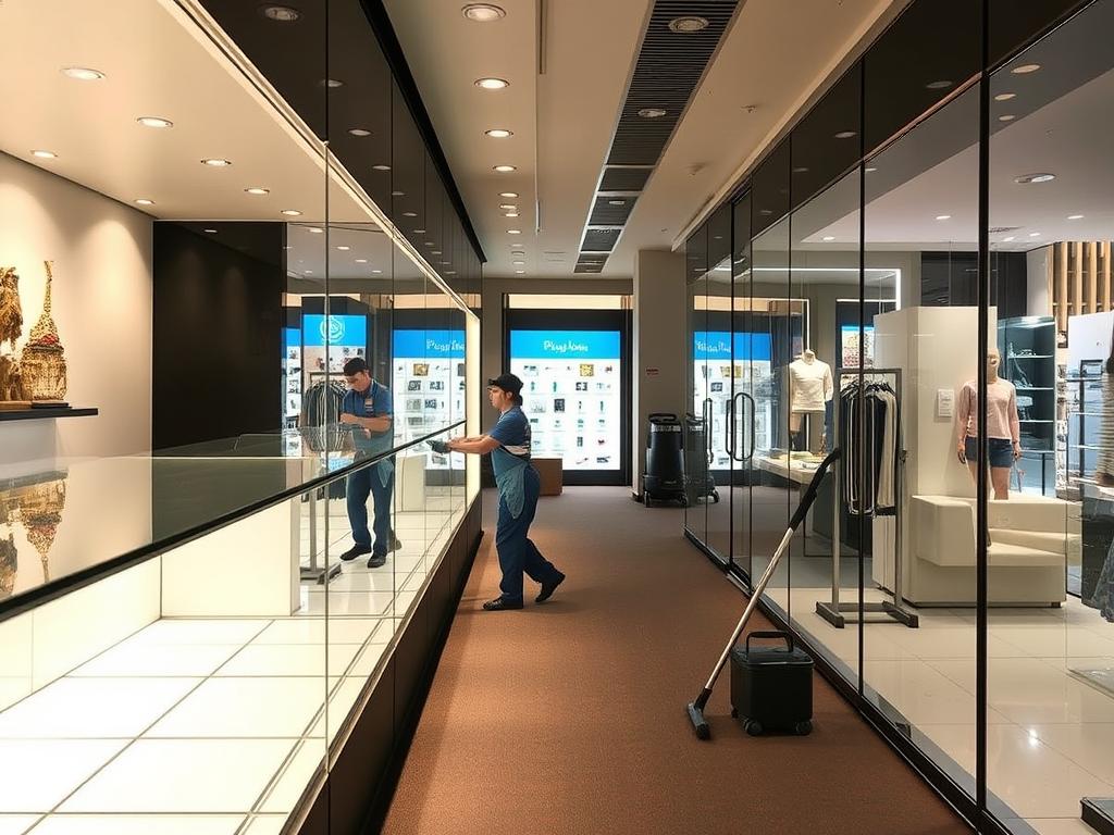 Retail store cleaning in Sydney CBD